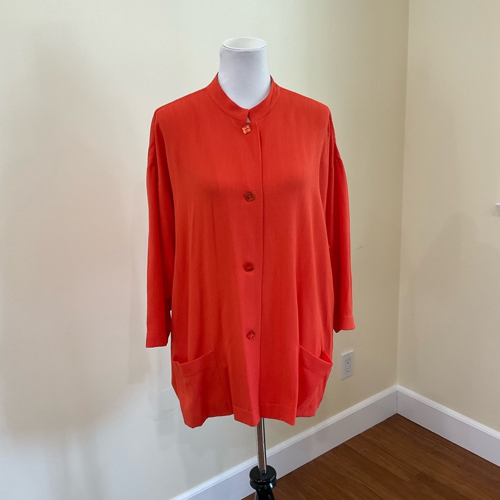 Women’s Coldwater Creek Vibrant Orange Tunic Top